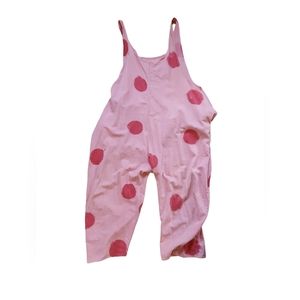 State the Label red jumpsuit